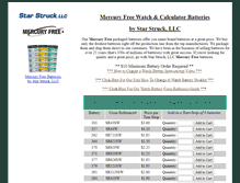 Tablet Screenshot of mercuryfreebattery.com